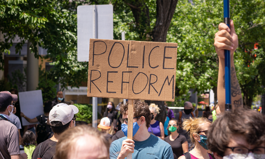 police reform protest