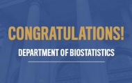 Congratulations Biostatistics