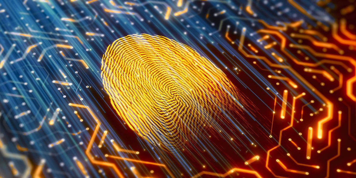 Thematic illustration of a fingerprint.