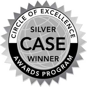 Silver Case Winner Circle Of Excellence Awards Program badge