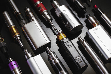 A collection of vaping devices