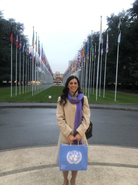 Elizabeth Letourneau at the United Nations