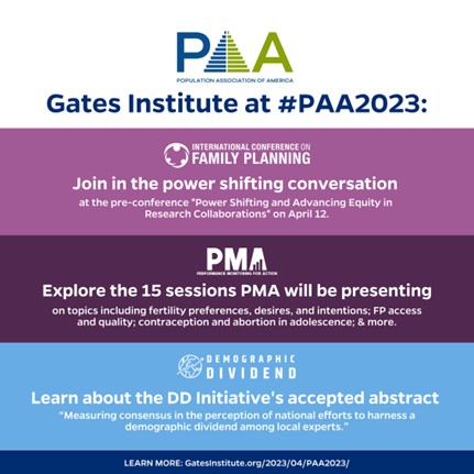 Gates Institute Presents Latest Research at the 2023 Population Association of America (PAA) Annual Meeting
