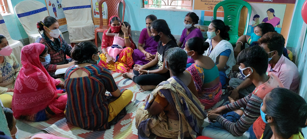 Women participate in group activate in West Bengal