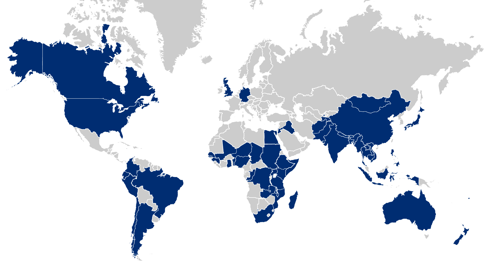 Map where IVAC has worked