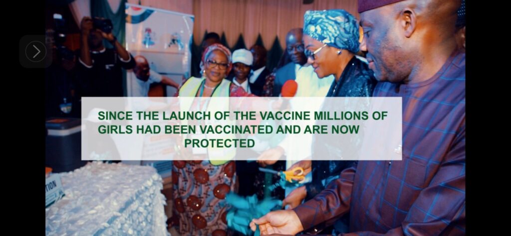 national launch of the HPV vaccine in Nigeria