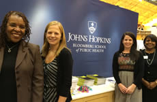 JHSPH Admissions Team at APHA 2014