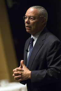 Colin Powell at JHSPH