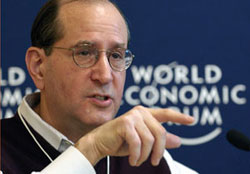 Alfred Sommer at WEF at Davos