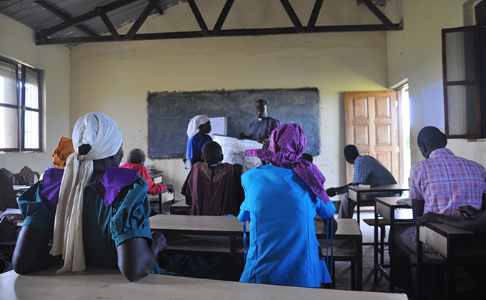 South Sudan classroom