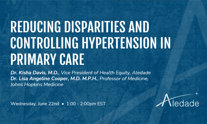 Flyer for Reducing Disparities and Controlling Hypertension in Primary Care