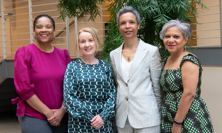 From left, Drs. Deidra Crews, Leona Carroll, Meryam Sugulle, and Lisa Cooper