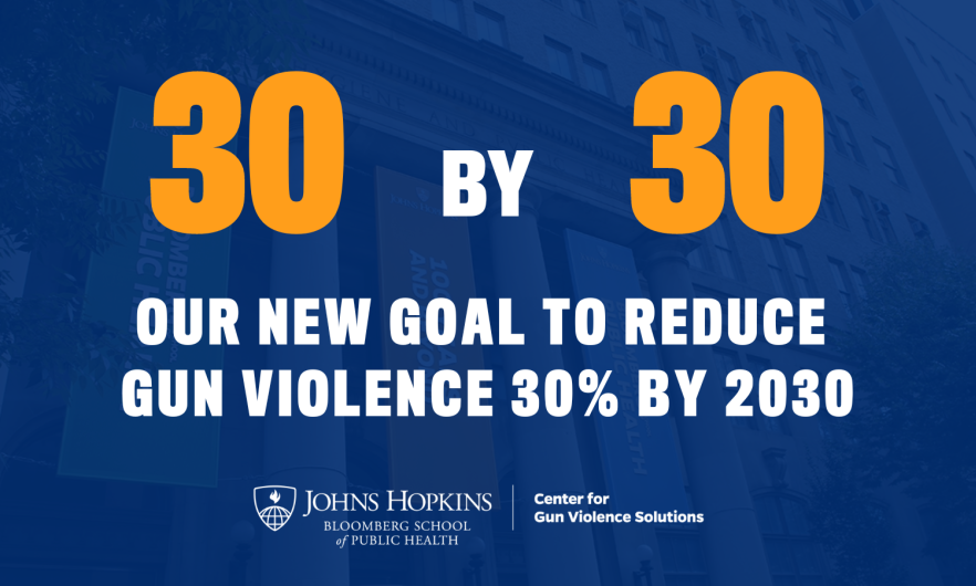 30 by 30: our new goal to reduce gun violence 30% by 2030