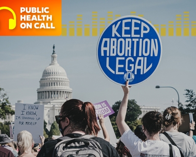 people outside of the U.S. Capitol protesting to keep abortion legal
