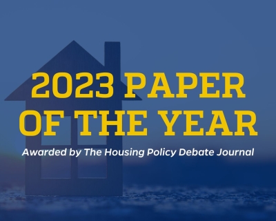 A simple title graphic that says 2023 Paper of the Year