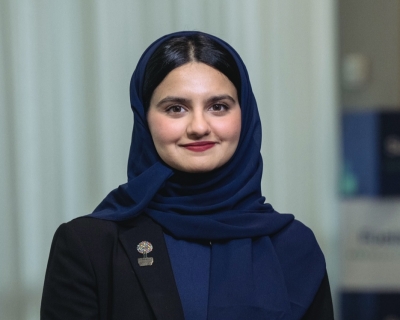 portrait of a young woman smiling