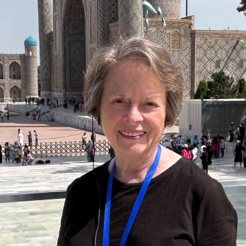 Ann Skinner in Samarkand 2023