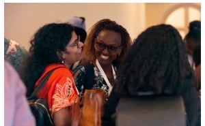 Attendees at the Center's SVRI reception