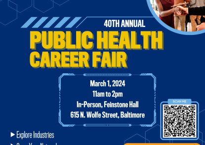 40th Annual Public Health Career Fair Flyer