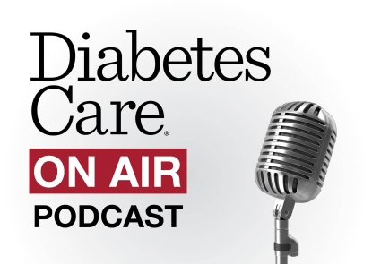Diabetes Care "On Air" Podcast graphic